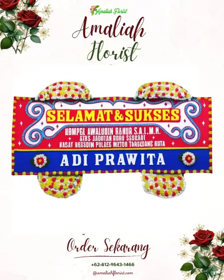 Papan Bunga Ucapan Selamat Gondang Wetan